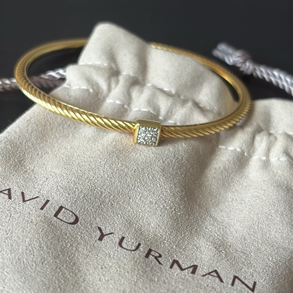 Authentic David Yurman Starburst Gold Bracelet - Picture 4 of 6